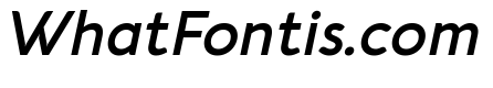 Aquawax Pro Trial DemiBold Italic