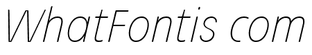 Josefa Rounded Reduced Thin Italic