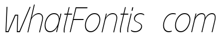 ?conoSans Reduced 36 Thin Italic