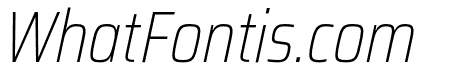 Saira Condensed Thin Italic