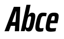 Saira ExtraCondensed Bold Italic