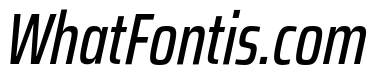 Saira ExtraCondensed Medium Italic