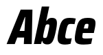 Saira Condensed ExtraBold Italic