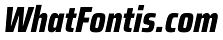 Saira Condensed ExtraBold Italic