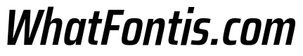 Saira Condensed SemiBold Italic