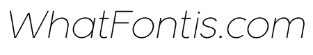 Meticula Thin Italic