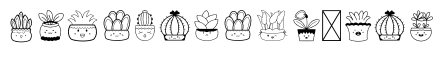 Plants Dingbats