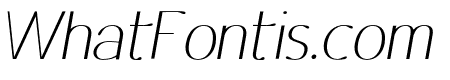 Ottomsan ExtraLight Italic