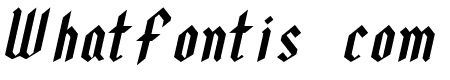 Depto Blackletter Italic