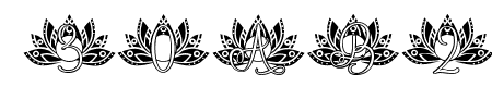 Love Lotus Mandala Monogram