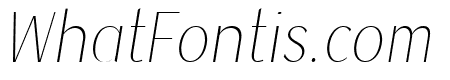 Magnisa Sans Extra Light Italic