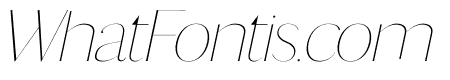 COSMIC Thin Italic