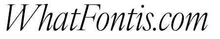 IvyOra Display Light Italic