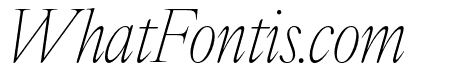 IvyOra Display Thin Italic