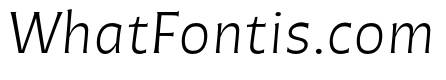 Chercan Light Italic