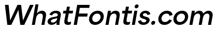 Area Extended Bold Italic