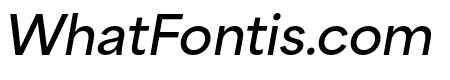 Area Normal SemiBold Italic