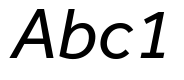 Effra CC Italic