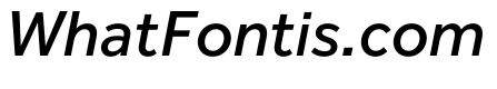 Effra CC Medium Italic