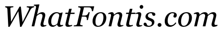 Georgia Pro Cond Italic