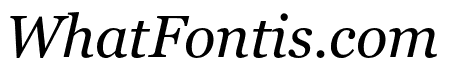 Georgia Pro Italic