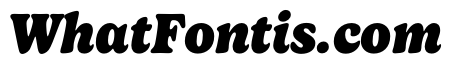 Gelica Black Italic