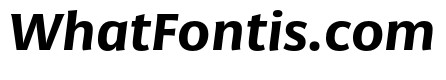 Sanserata Bold Italic