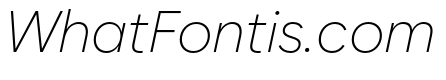 Zabal DEMO ExtraLight Italic