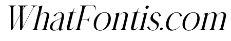 TROPICAL ROTHELA Italic