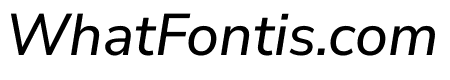 Nunito Sans 500italic