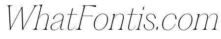 PPFragment SerifThinItalic