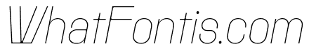 PPRader HairlineItalic