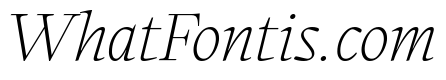 PPWriter ThinItalic