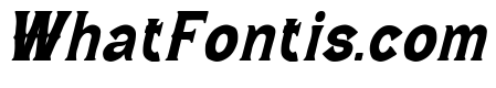 Wild Bandit Serif Italic