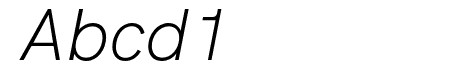 HK Grotesk Light Italic