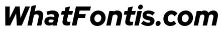 Red Hat Display Black Italic