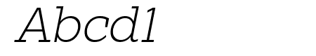 Clab ThinItalic