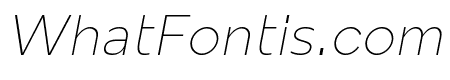 Mollen ThinItalic
