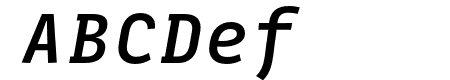 Gintronic Medium Italic