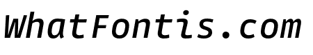 Gintronic Medium Italic
