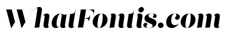 Lust Didone Fine Italic