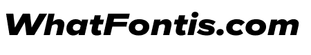 Proxima Nova Extra Wide Extrabold Italic