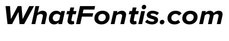 Proxima Nova Wide Bold Italic