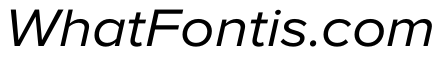 Proxima Nova Wide Italic