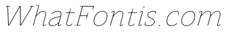 Leida ExtraLight Italic