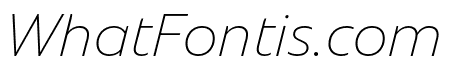 Bonnie Thin Italic