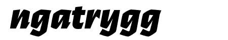 Ferryman Bold Italic