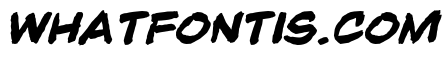 Beelzebrush Black BB Italic