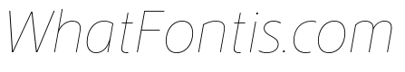 Lotus Eden Thin Italic