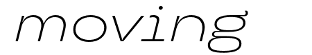 TT Travels Next Light Italic